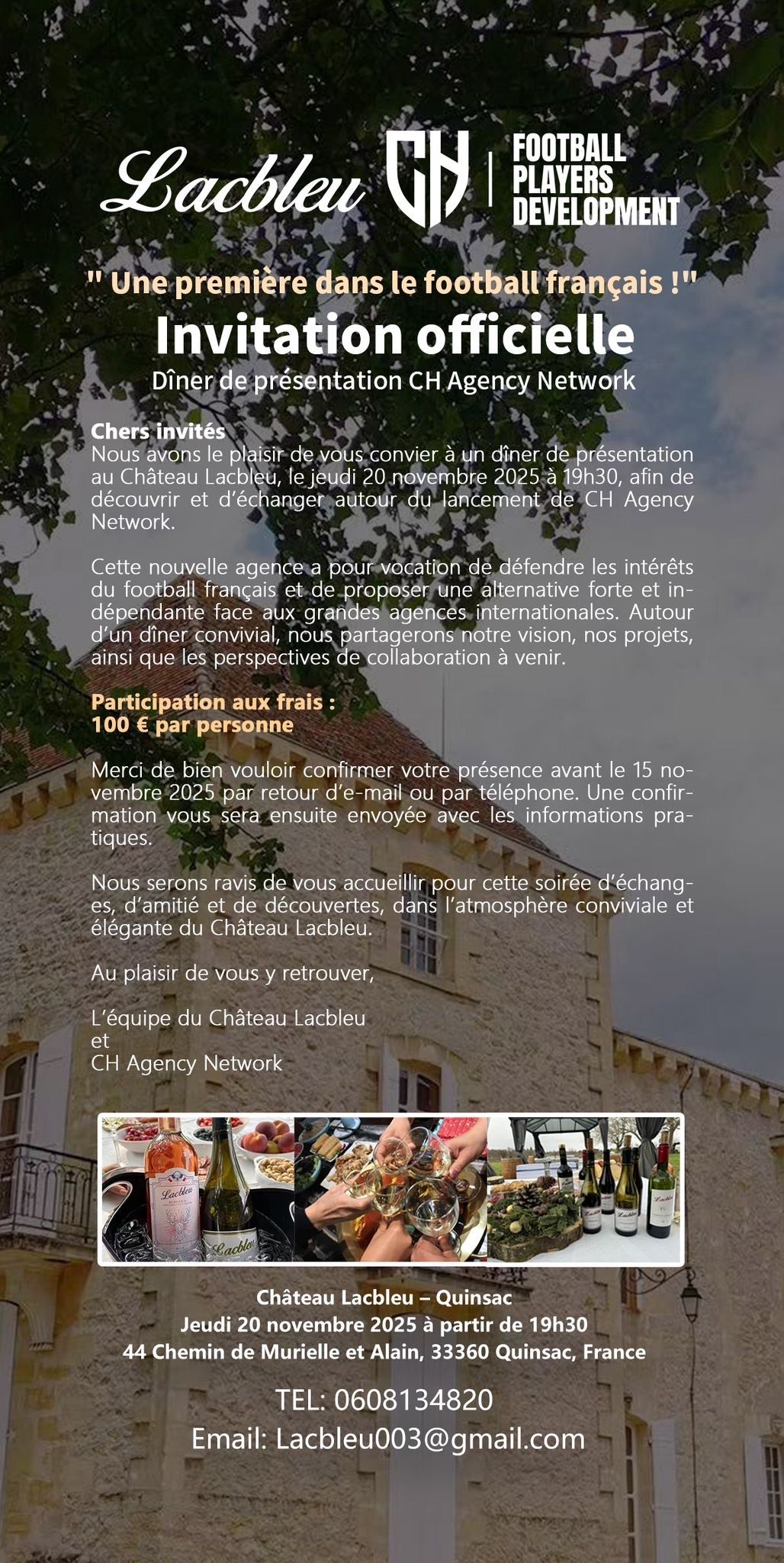 Dîner de Presentation CH Agency Network